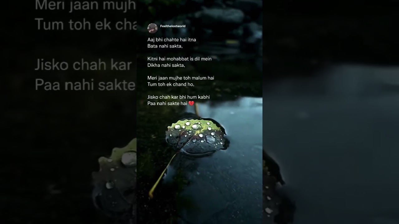 Aaj Bhi Chahte Hai Itna Bata Nahi Sakta ❤️🔥 || Hindi Shayari  || #shorts #youtube #trending #viral