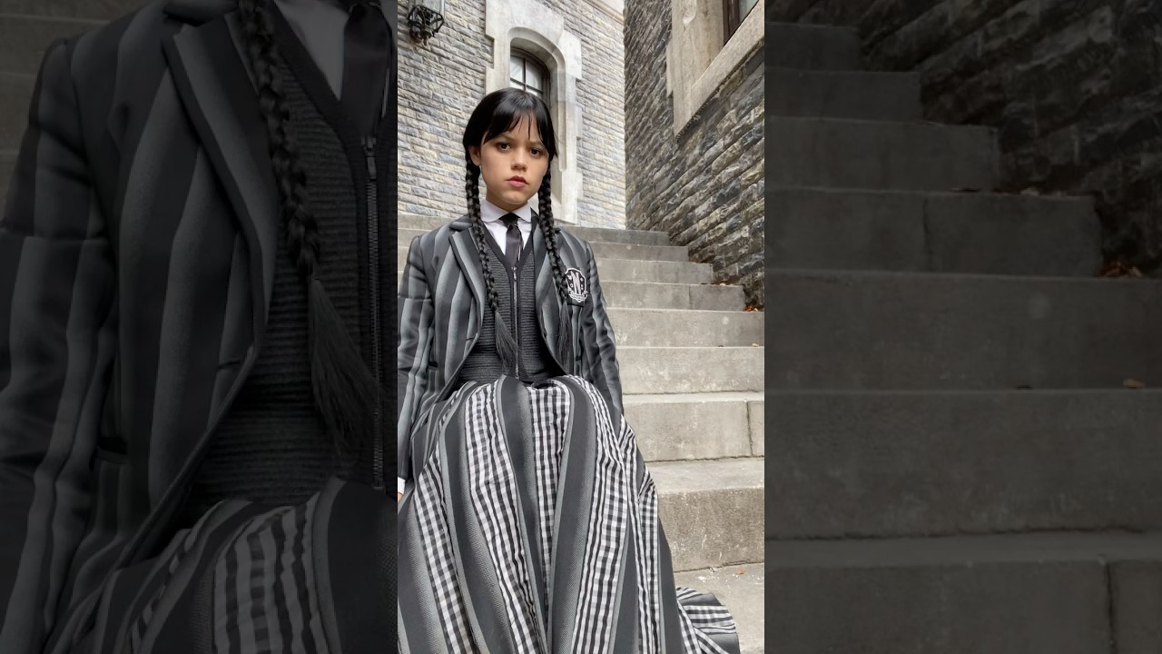 Can You Spot Her? Watch the New #Wednesday Short on Netflix! 🖤