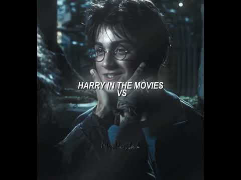 harry in the movies vs the books ❤ || #harrypotter #edit #danielradcliffe #tomatoma #fyp