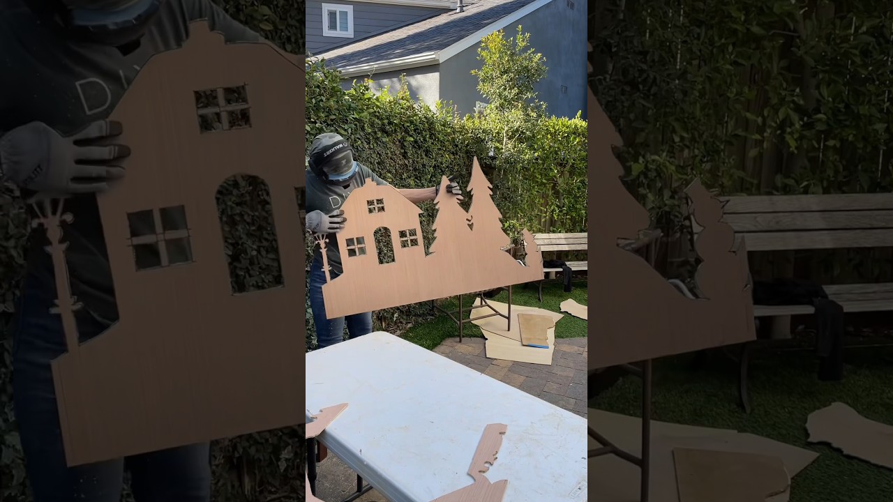 DIY Village for Your Outdoor Christmas Decor 🎄