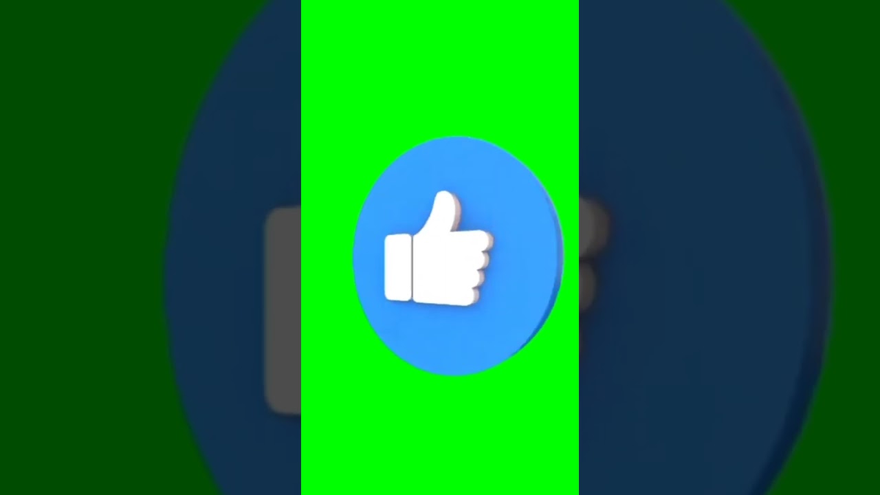 Green Screen Like Button 🎬 No Copyright