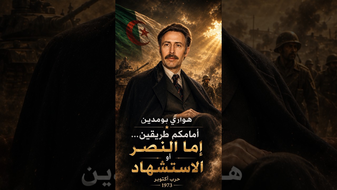 خطاب هواري بومدين قبل حرب أكتوبر 1973 🇩🇿
