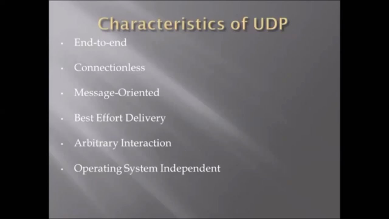 Understanding the Key Characteristics of UDP in Data Communication π‘