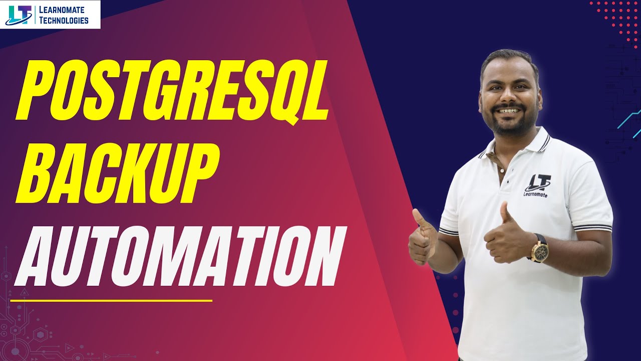 PostgreSQL Backup Automation for DBAs | Ankush Sir