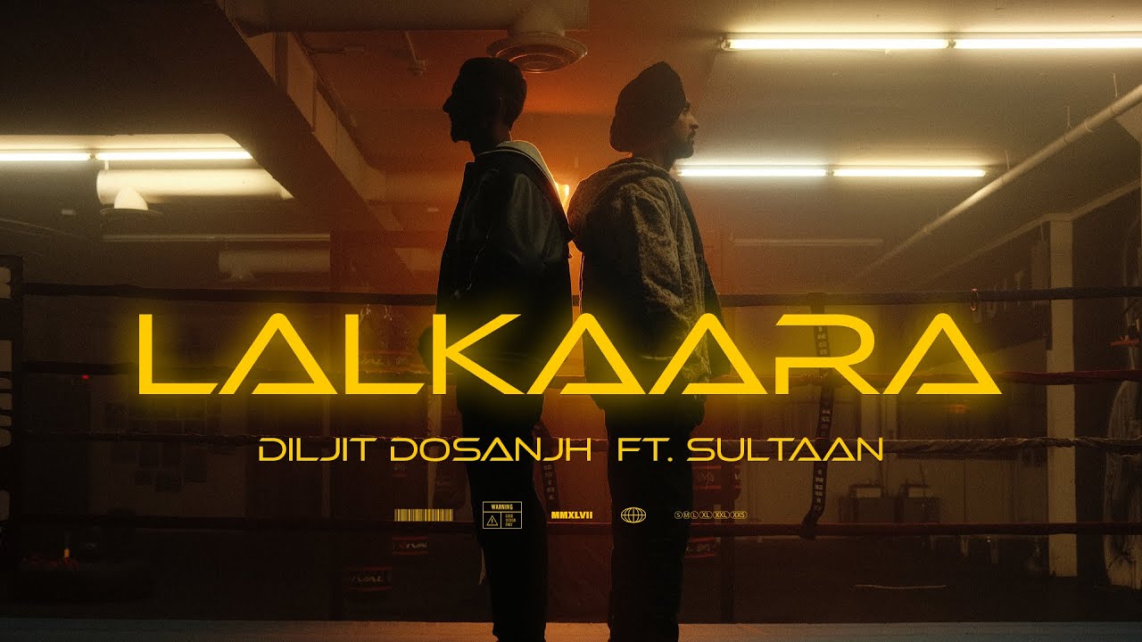 Diljit Dosanjh & Sultaan's Intense New Video 'Lalkaara' from GHOST Album 🎬