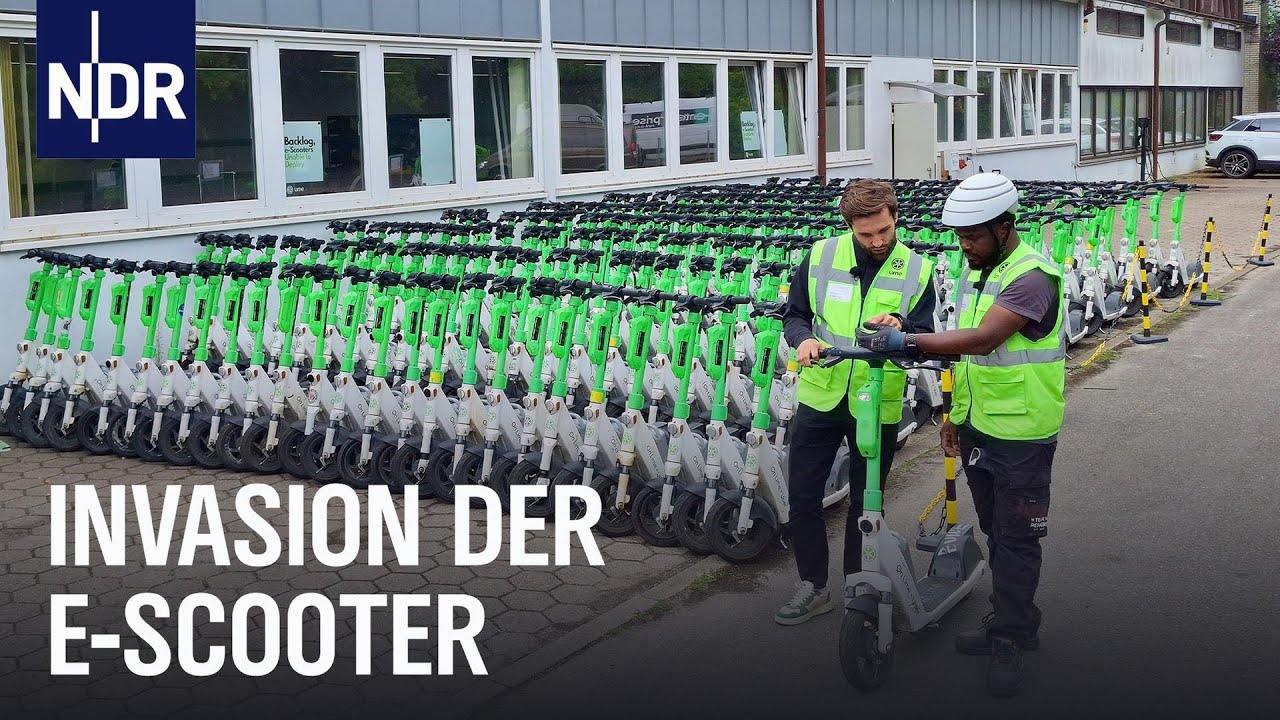 Hamburgs E-Roller-Revolution: 20.000 Miet-Scooter im Einsatz 🚲