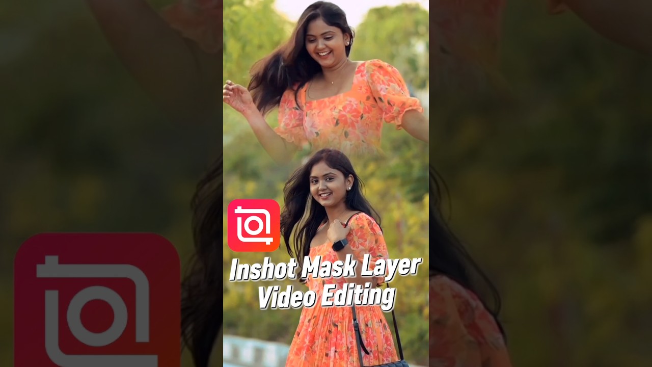 InShot Mask Layer Video Editing Tutorial 🎥