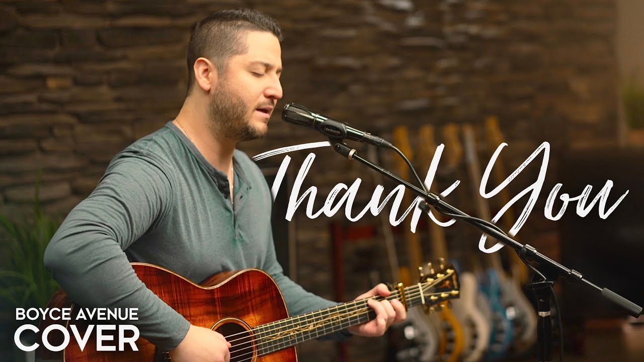Boyce Avenue Acoustic Cover of 'Thank You' by Dido on Spotify & Apple