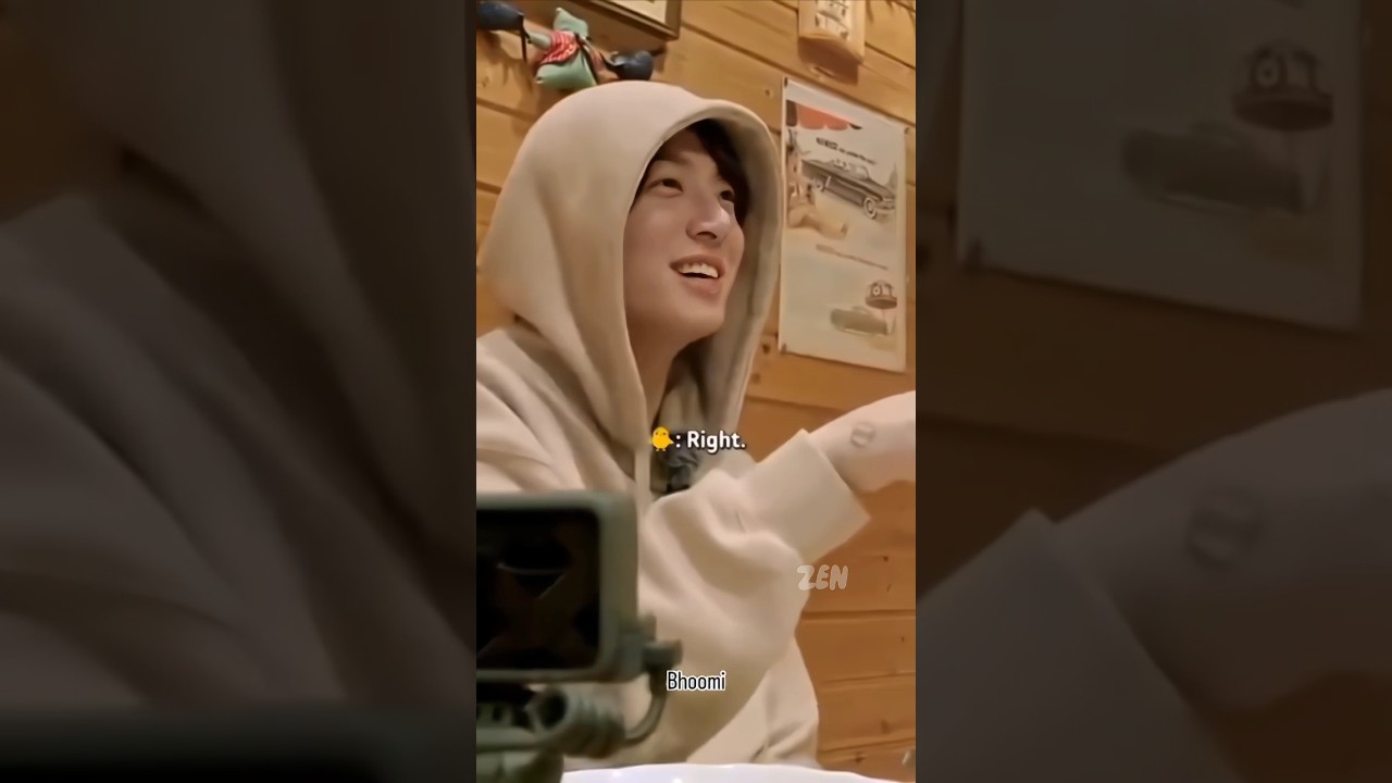 Jungkook's Sweet Forehead Kiss on RM ❤️ | Hindi Dubbed BTS Moment