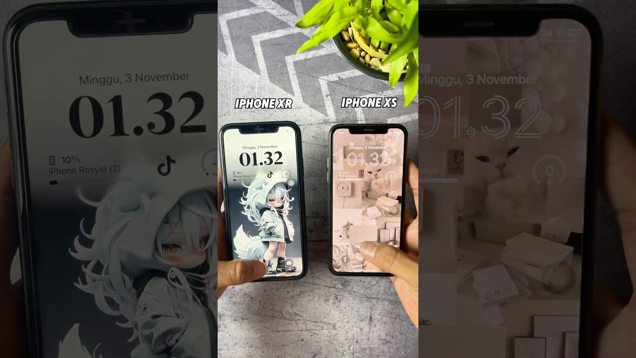 iPhone Xr vs iPhone Xs #iphonexr #iphonexs #iphonexstest #iphonexrtest #smartphone #shorts #trending
