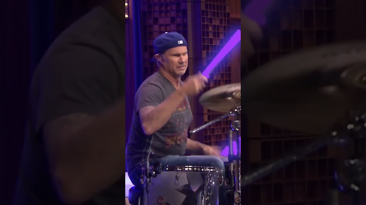 Tonight Show Drum-Off: Will Ferrell vs. Chad Smith π₯