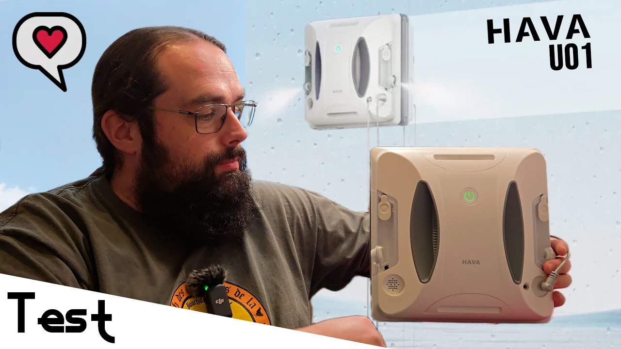 Robot laveur de vitres 🪟 Test de Hava U01