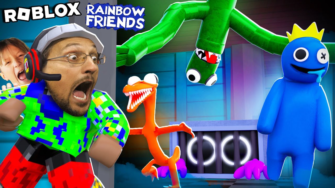 Rainbow Friends Are NOT Friendly! 😱 Hilarious FGTeeV Gameplay with Drizz