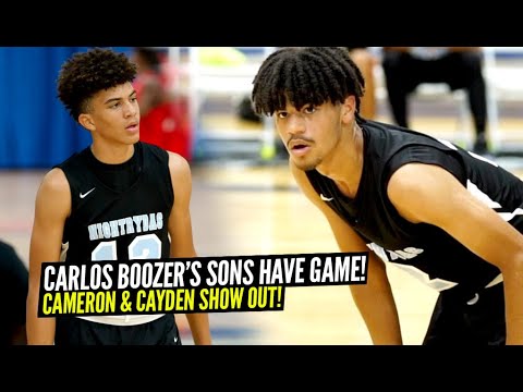 Carlos Boozer's Sons Cameron & Cayden Show Promise 🏀