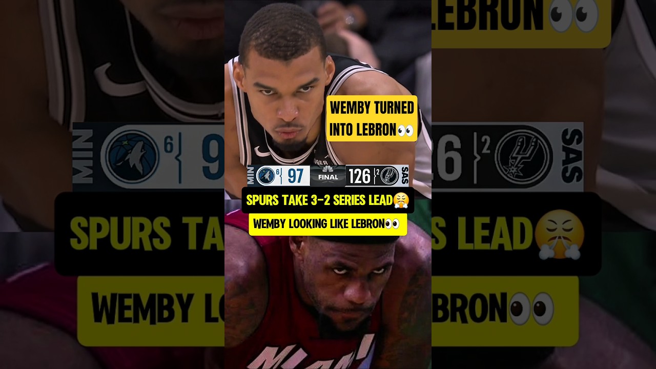Wemby Mimics LeBron in Game 5 🏀