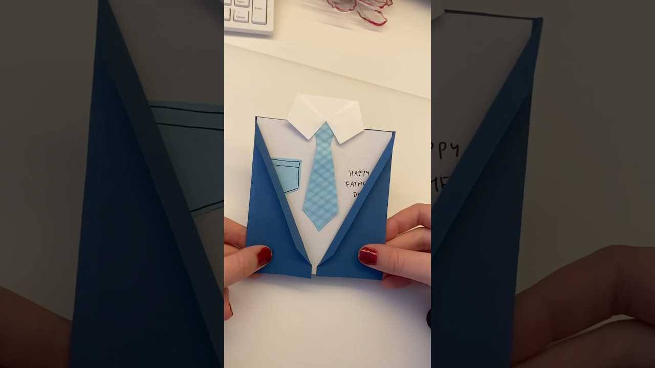 DIY 3D Shirt Gift Card for Dad đ