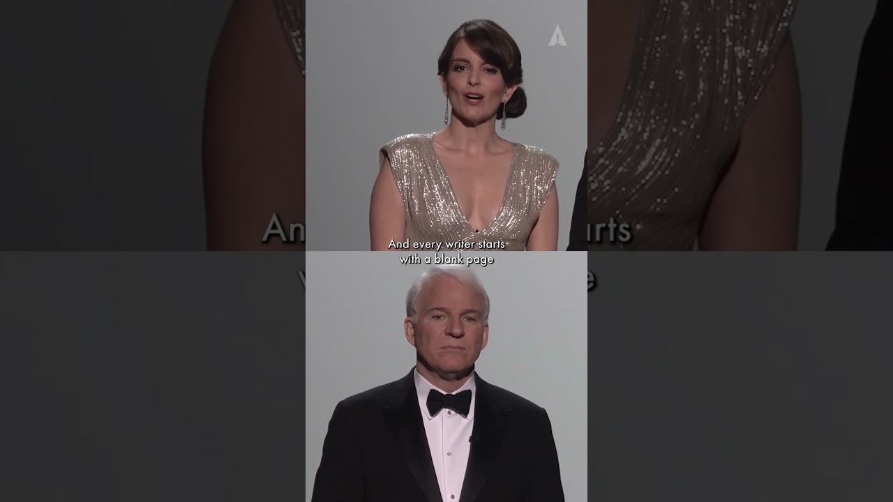 Tina Fey and Steve Martin Get Existential Presenting Best Original Screenplay At The 81st #Oscars