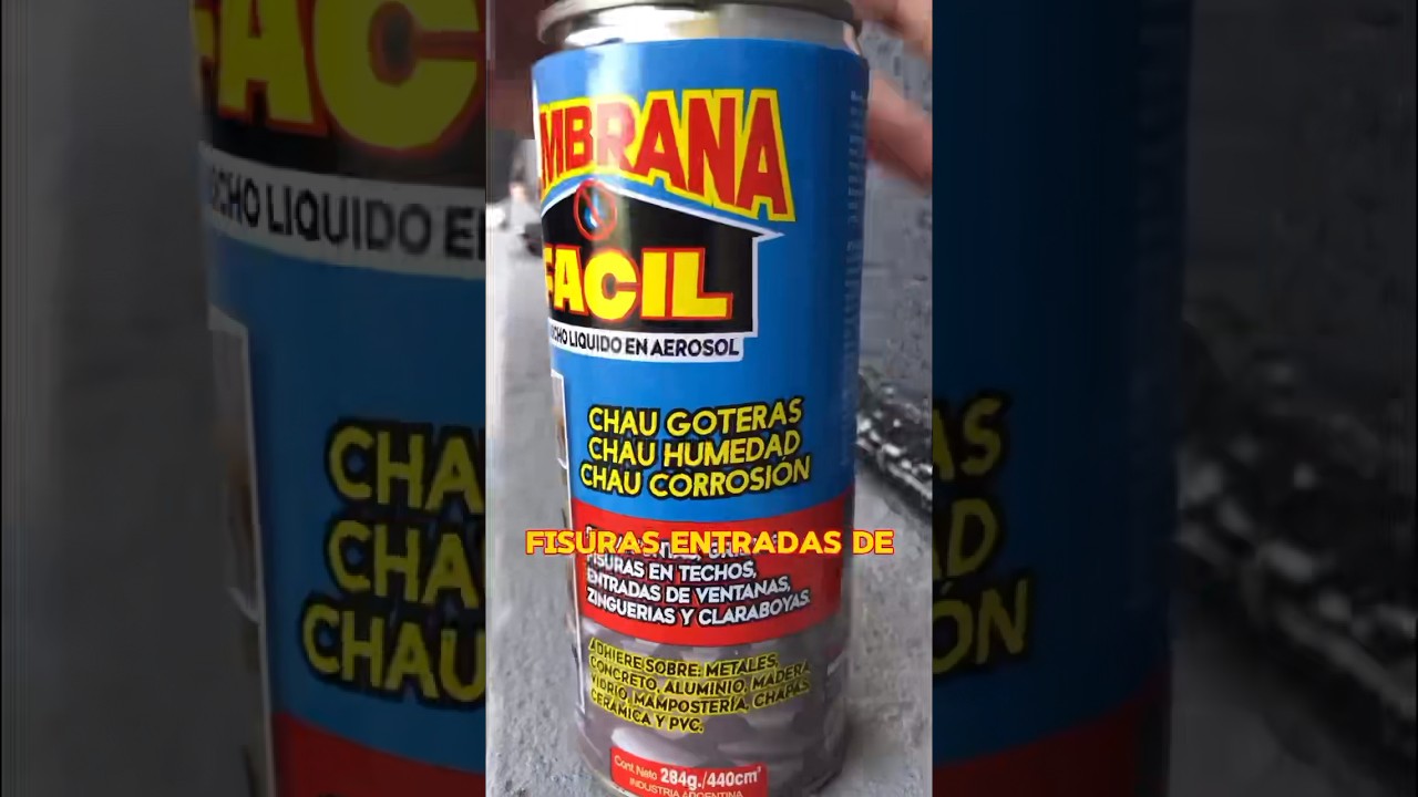 Membrana Fácil: Sellador Multiuso en Aerosol 🛠️