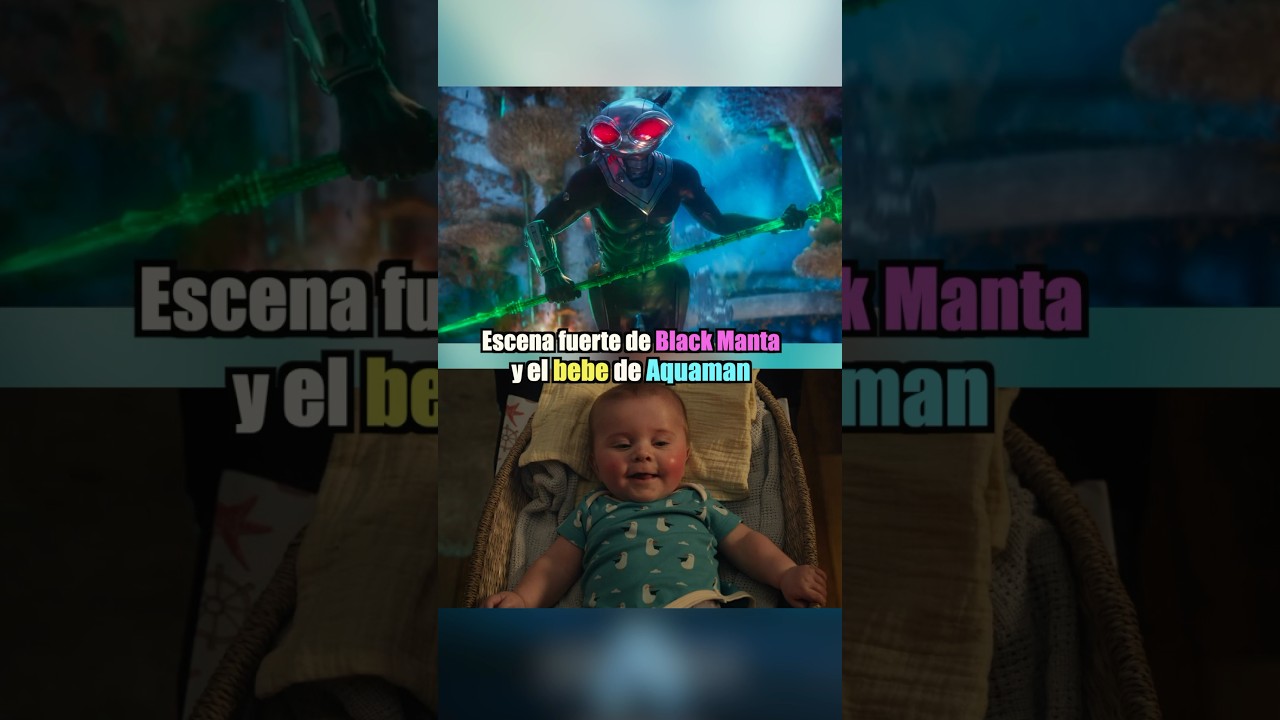 ¿Black Manta matará al hijo de Aquaman? 🦑