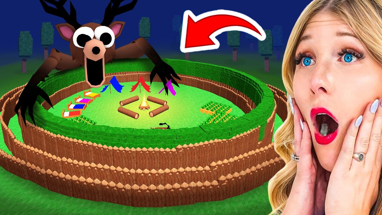 Built the Safest Base in 99 Nights in the Forest 🌲 | Roblox Adventure