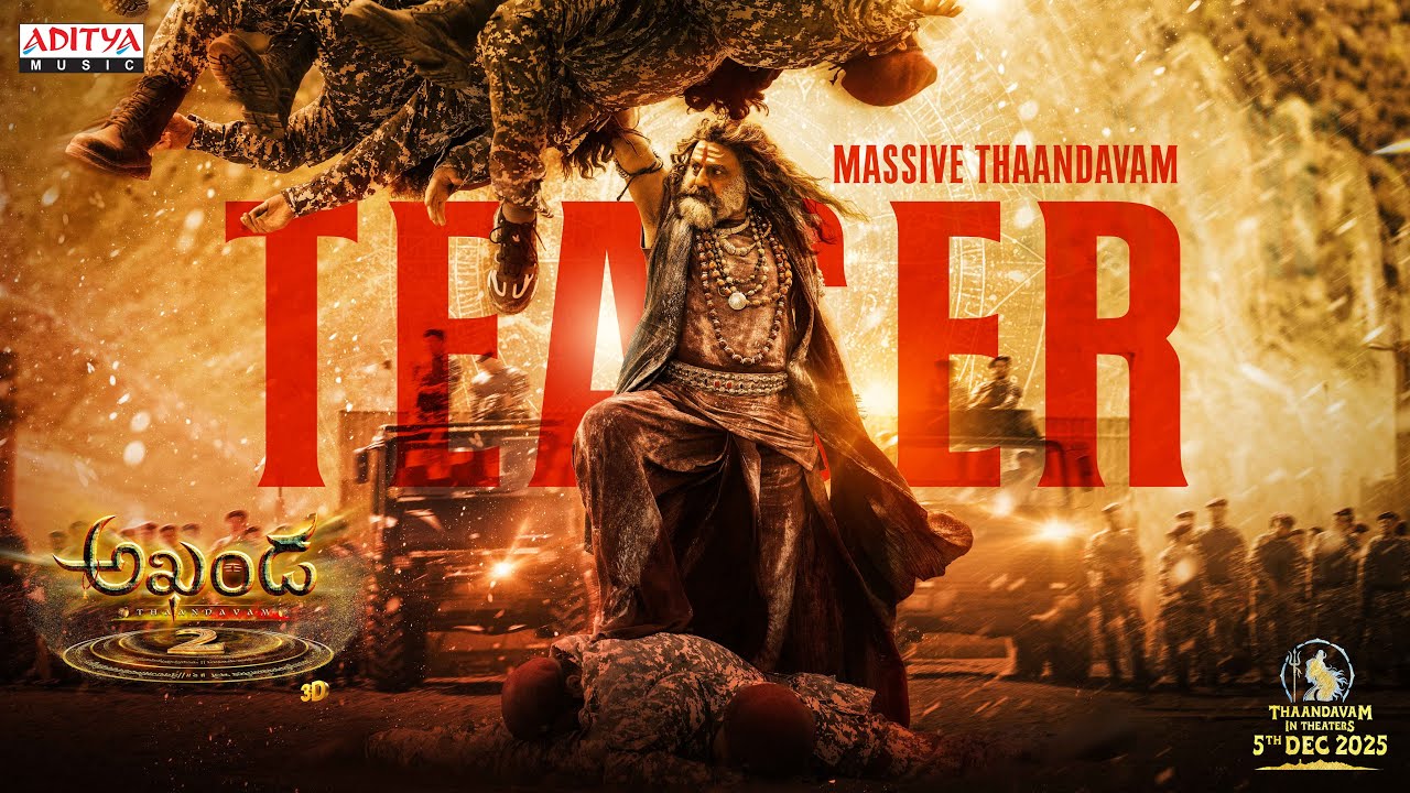 Akhanda 2 Thaandavam Teaser (Telugu) | Balakrishna & Boyapati