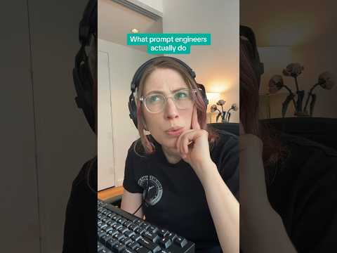 What Prompt Engineers *actually* do #ai #softwareengineer