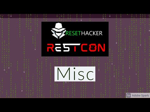 RESTCON CTF 2020 || Misc Challs || Fatal Kali