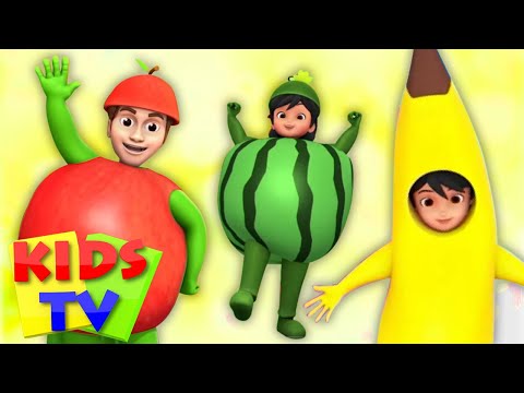 Canção de frutas | Educação para crianças | Kids Tv em Português | Desenho animado | Pré escola
