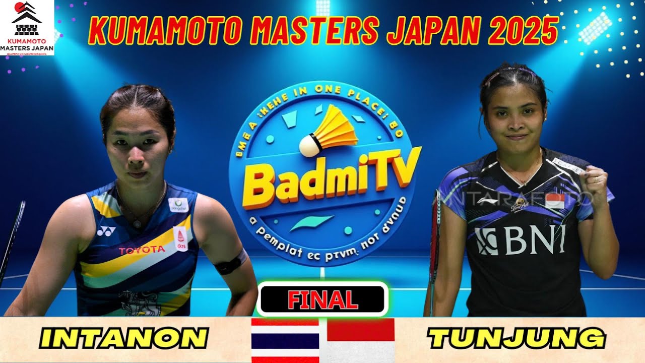 Intanon vs Tunjung in Kumamoto Masters Final 🏸