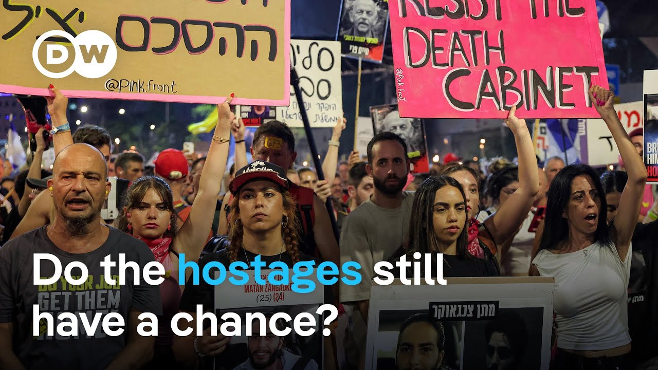 Israeli Citizens Protest Government’s Gaza City Takeover Decision