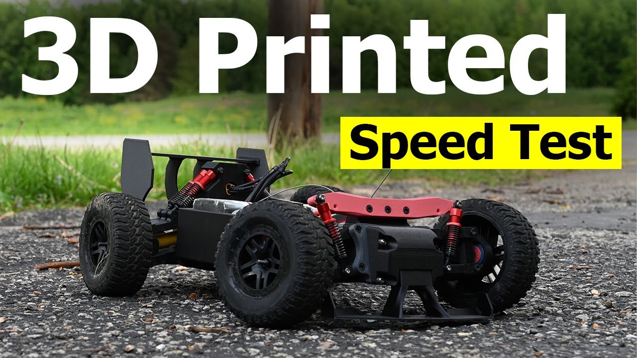 I Printed an RC Car – Watch How Fast It Can Go! 🚗