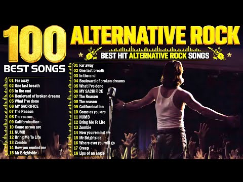 Top 100 Alternative Rock 90'S 2000'S🎶 Linkin Park, Green Day, Simple Plan, Hoobastank, Hinder, Creed