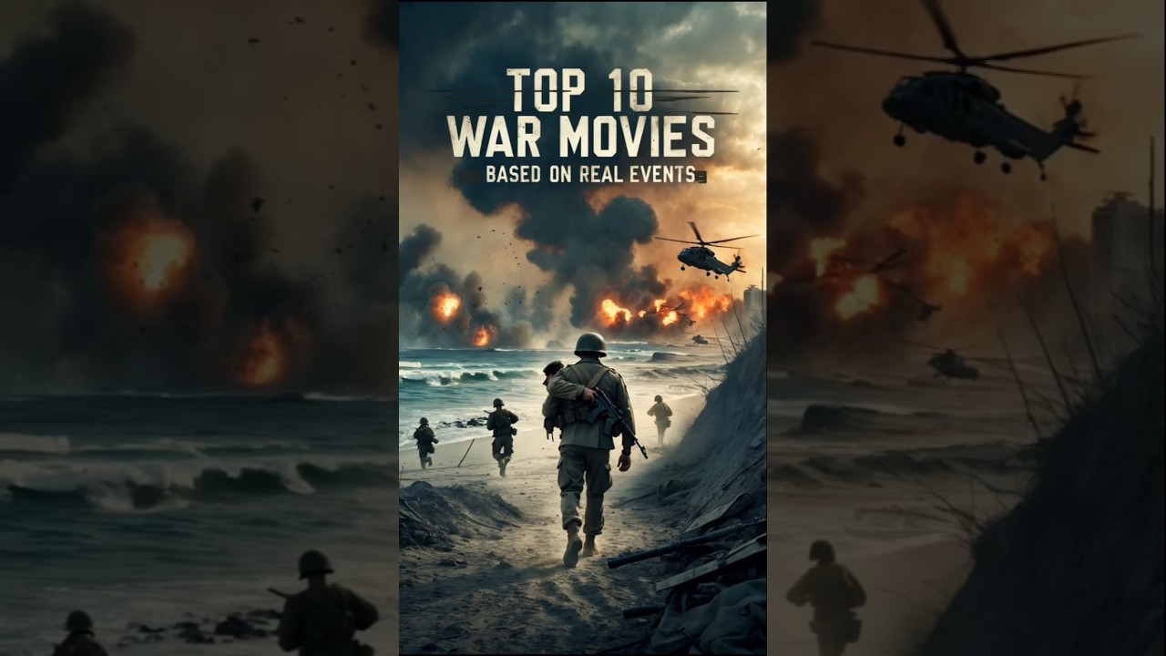 Top 10 War Movies Based on Real Events | top 10 movies based on army #basedontruestory