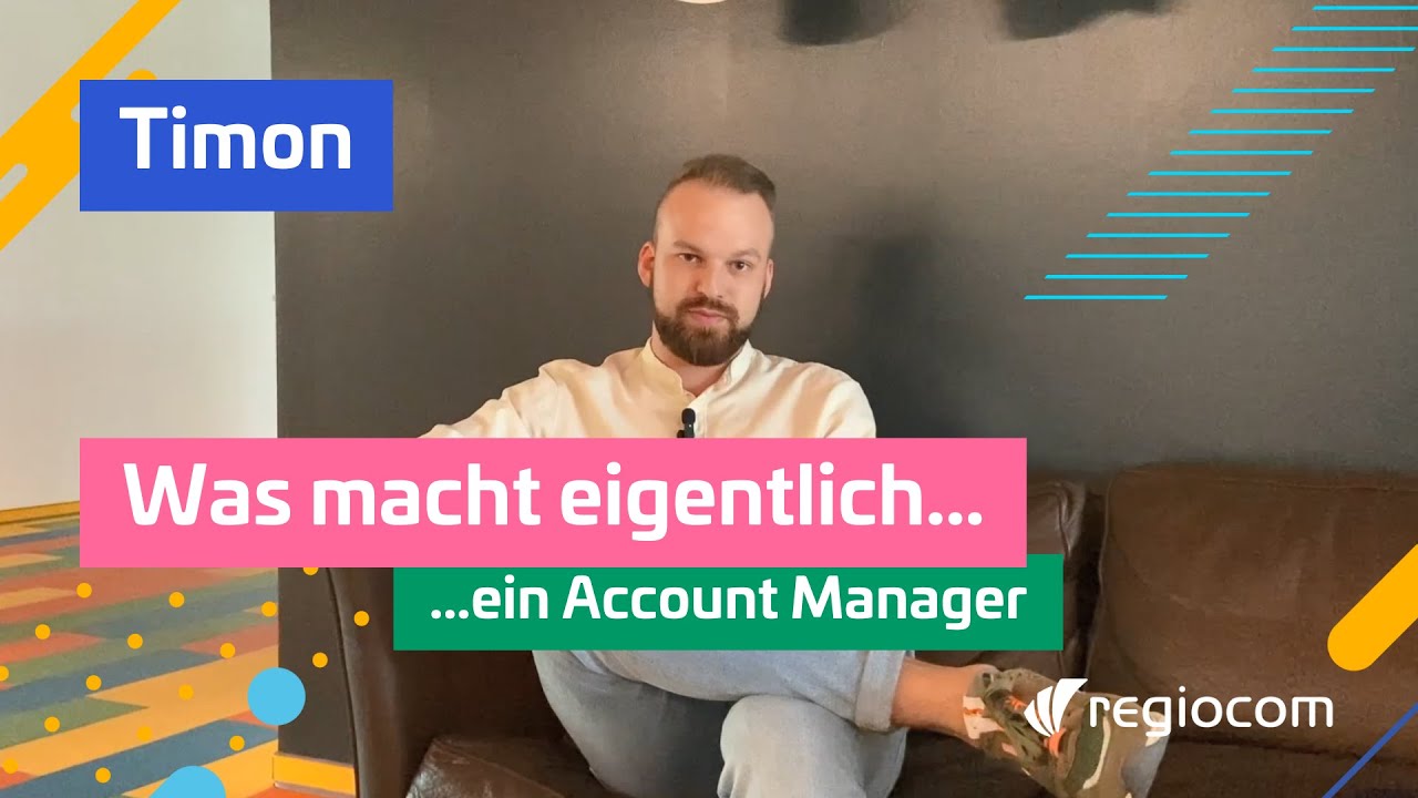 Timon im Interview: Mein Job als Account Manager IT-Services