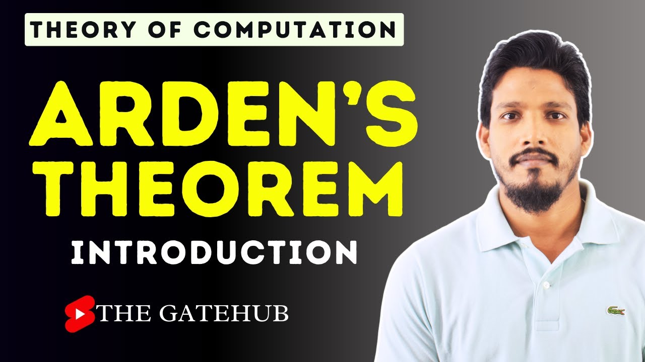Master Arden's Theorem: Convert Finite Automata to Regular Expressions for GATE CSE 📚