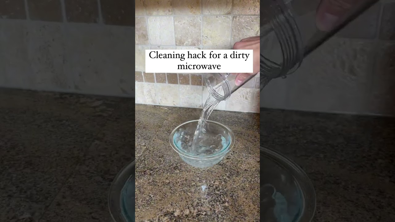 Simple Microwave Cleaning Hack 🧼