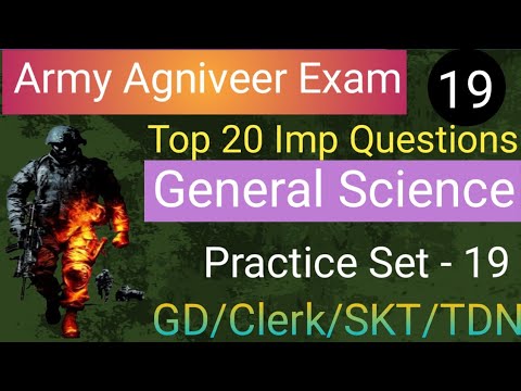 Indian Army Science Top 20 Previous Year Questions 📚