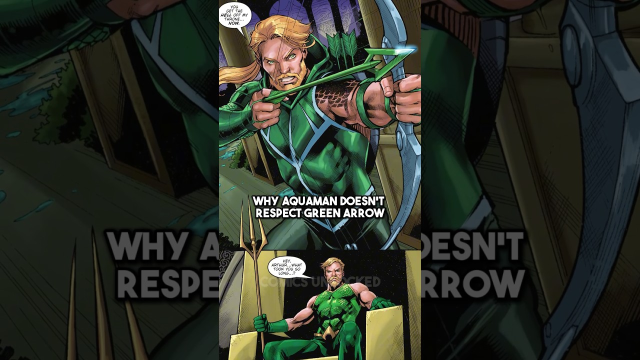 Aquaman Shows Disrespect Towards Green Arrow 🗡️