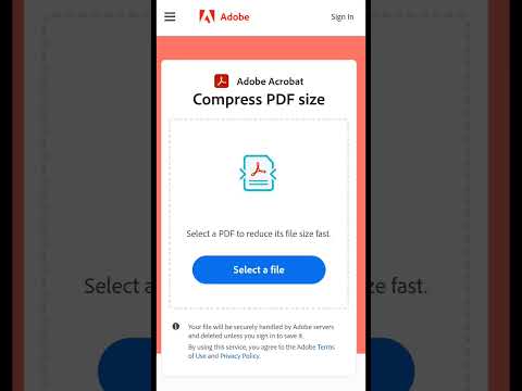 How to compress a PDF file using Adobe #howto #shortsfeed