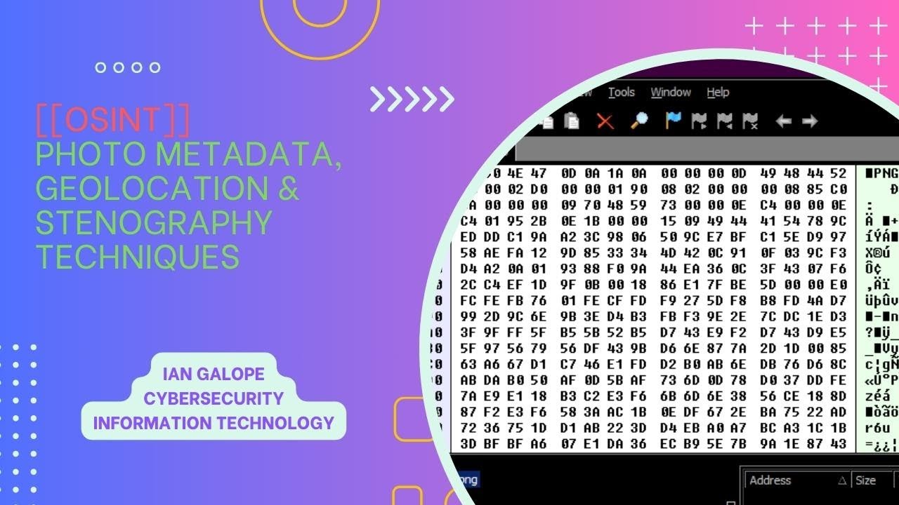 [OSINT] Unlock Hidden Info: Photo Metadata, Geolocation & Steganography Techniques 📸