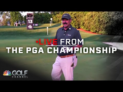 Johnson Wagner botches two chips on Quail Hollow 13 | Live From the PGA Championship | Golf Channel