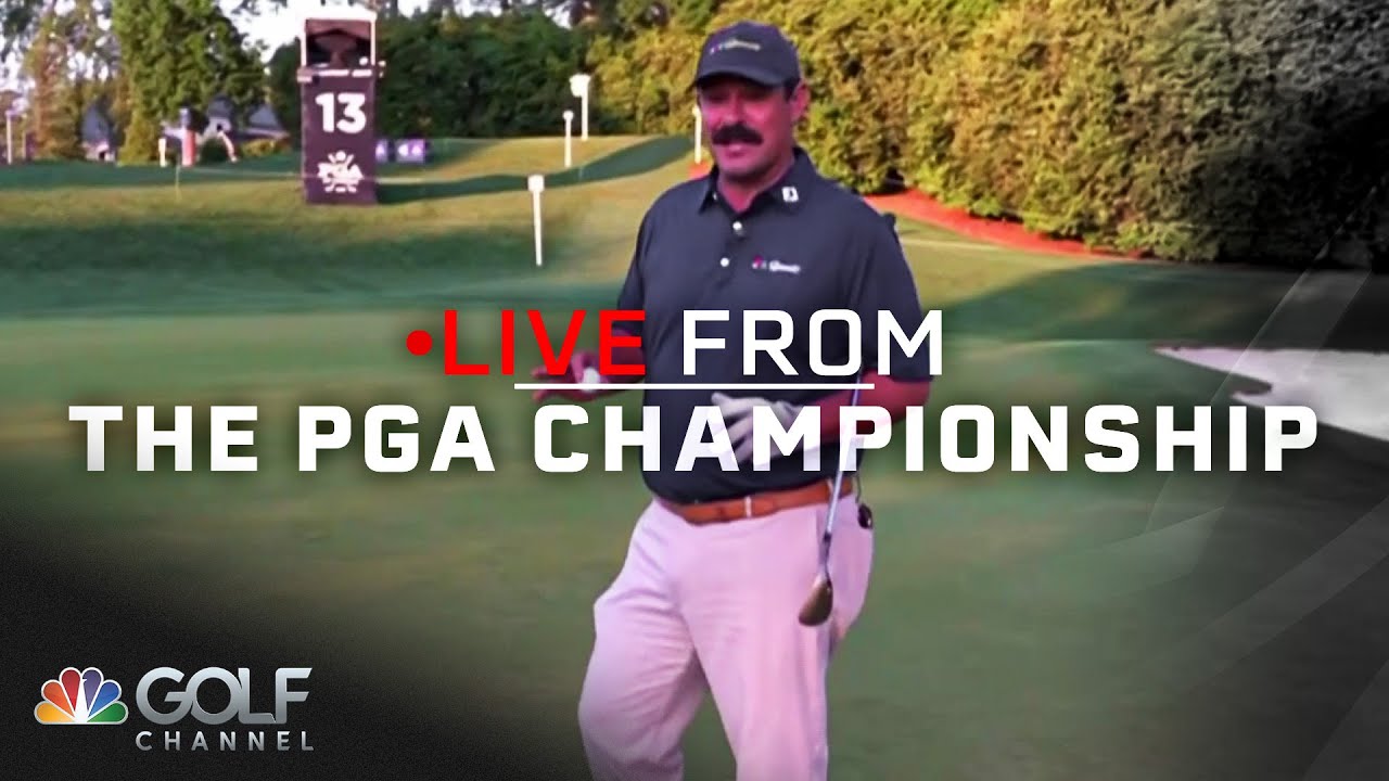 Johnson Wagner Struggles with Critical Chips at Quail Hollow's Par-3 13th ⛳ | PGA Championship Prep