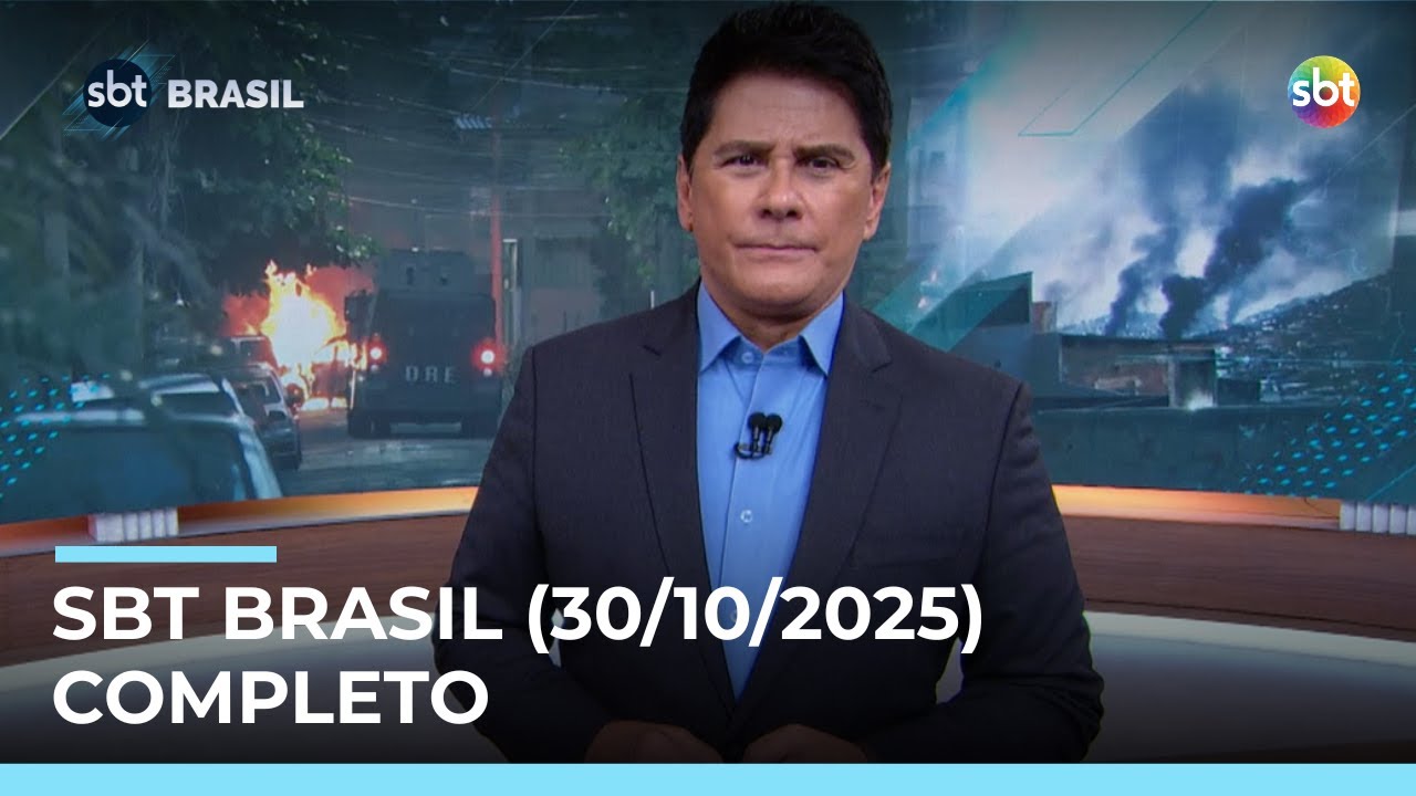 Assista ao SBT Brasil de 30/10/2025 📰