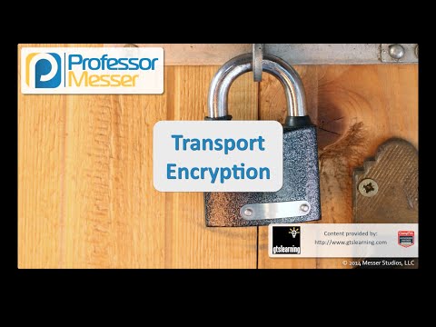 Transport Encryption - CompTIA Security+ SY0-401: 6.1