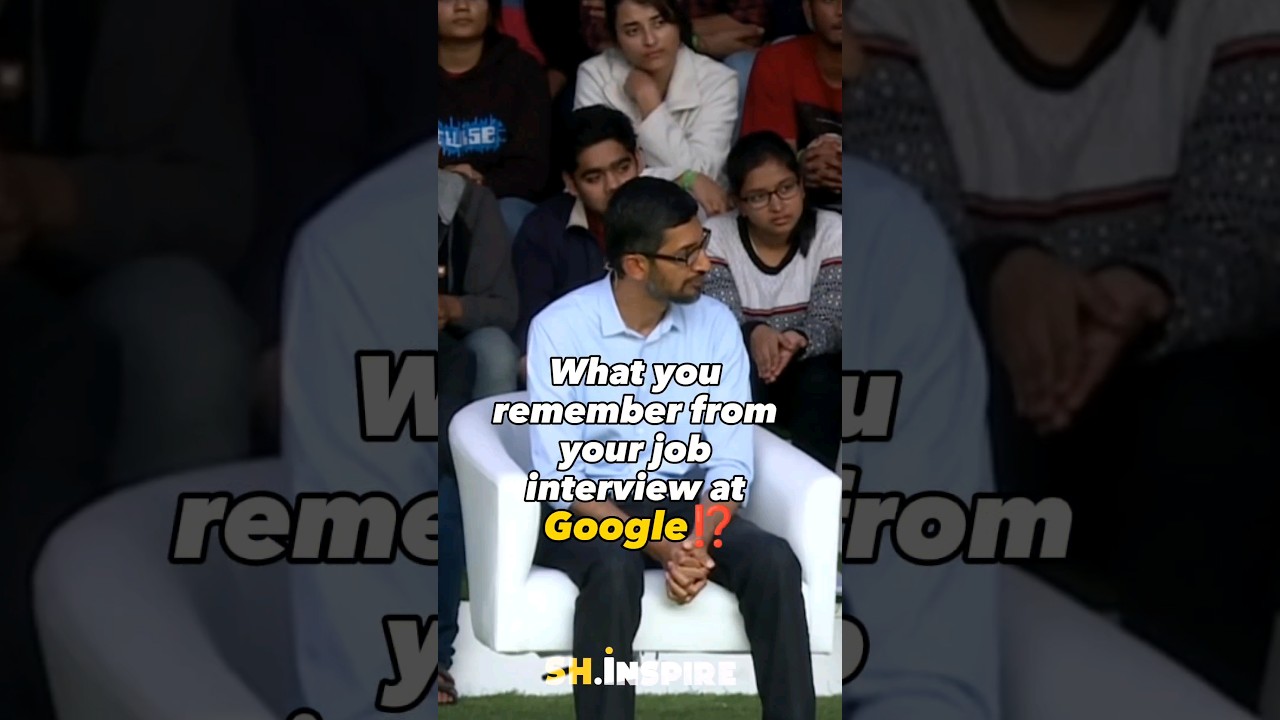 Sundar Pichai's Google Interview & Vision🔥