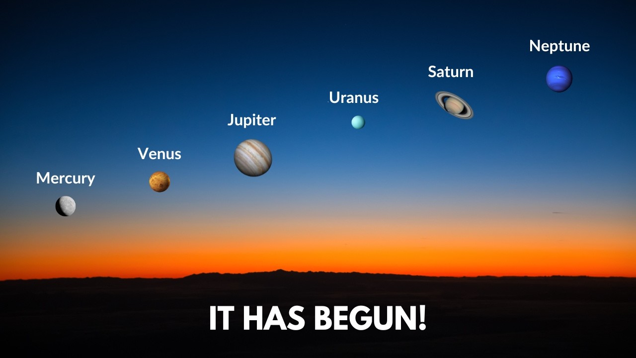 A Rare Alignment of Six Planets is Happening. You Should Not Miss This.