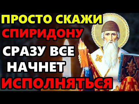Молитва Спиридону Тримфунтскому для исполнения желаний ✨