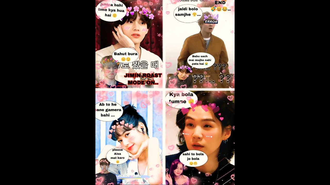 BTS & BLACKPINK Funny Hindi Dubbed Moments 😂