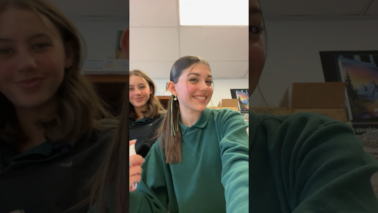 GRWM in Class 😃 @anysiaaaa_pinchak