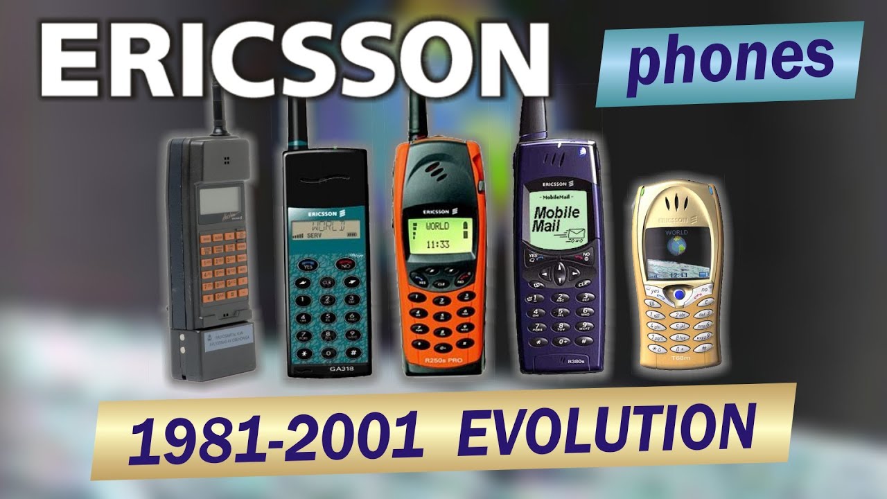 Ericsson phones evolution 1981-2001 | 166 models | 11 commercials